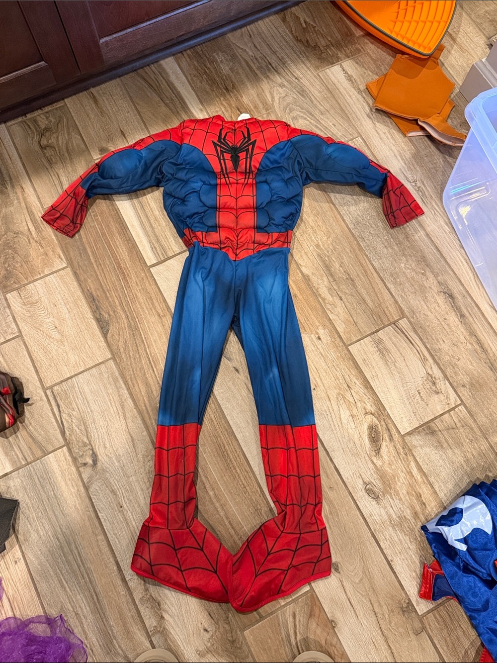 Marvel Spider-Man Muscle Chest Costume - Red & Blue